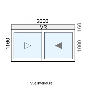 Fenêtre coulissante Alu 2...