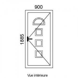 Porte d'entrée Alu 1...