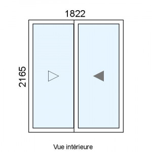 Baie coulissante Alu 2...