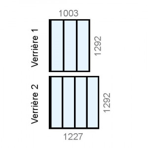 Verrière aluminium en angle...