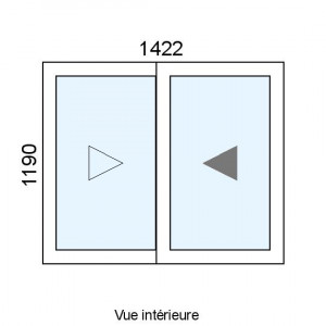 Fenêtre coulissante Alu 2...