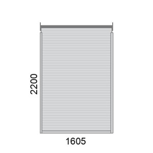 Volet roulant traditionnel A56 motorisé L1605 x H2200