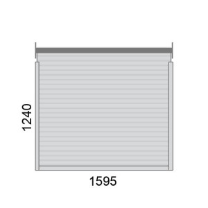 Volet roulant traditionnel A56 motorisé L1595 x H1240
