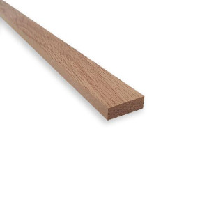 Plinthe de 40x10 en chêne naturel à traiter Lg  1000 mm