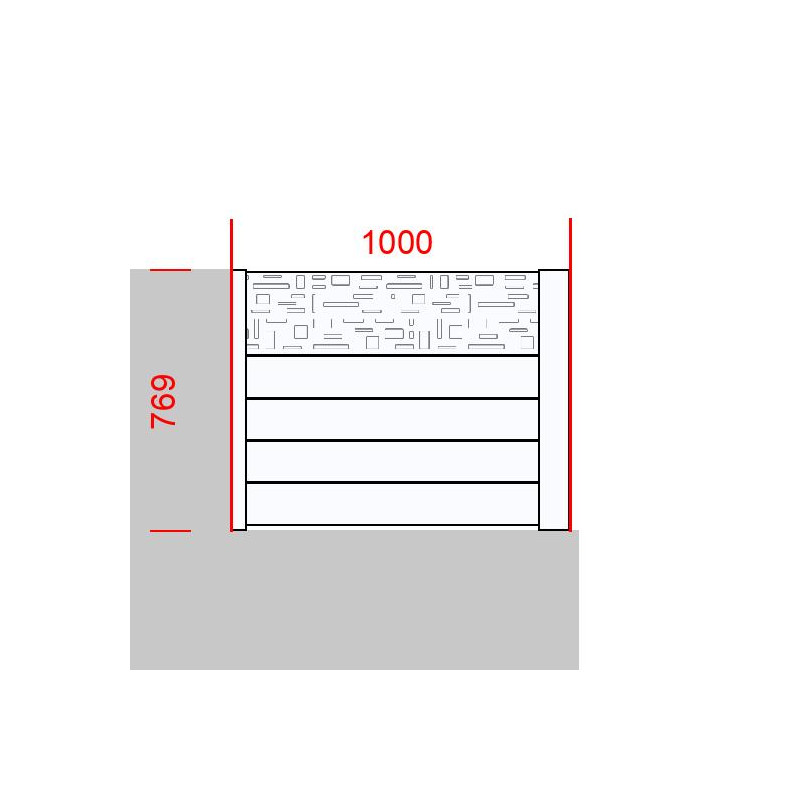 small-Elément de clôture L1000  x  H769