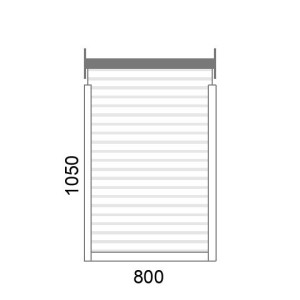 Volet roulant traditionnel A56 manuel L800 x H1050