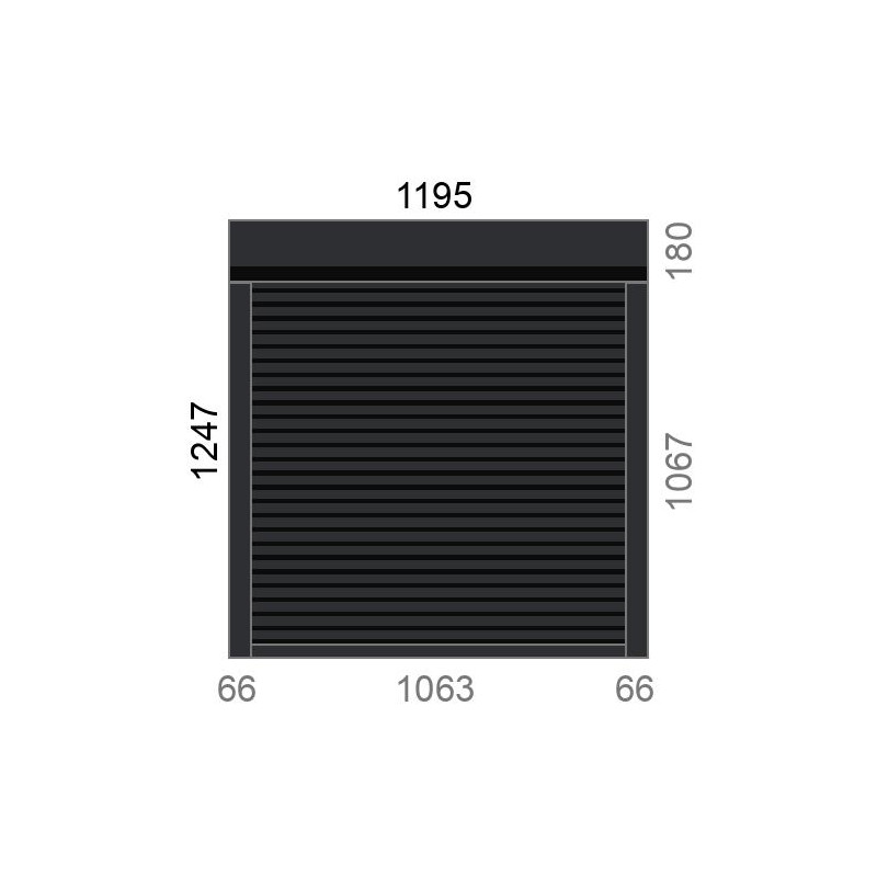 small-Volet roulant rénovation motorisé solaire radio A-OK L1200 x H1250