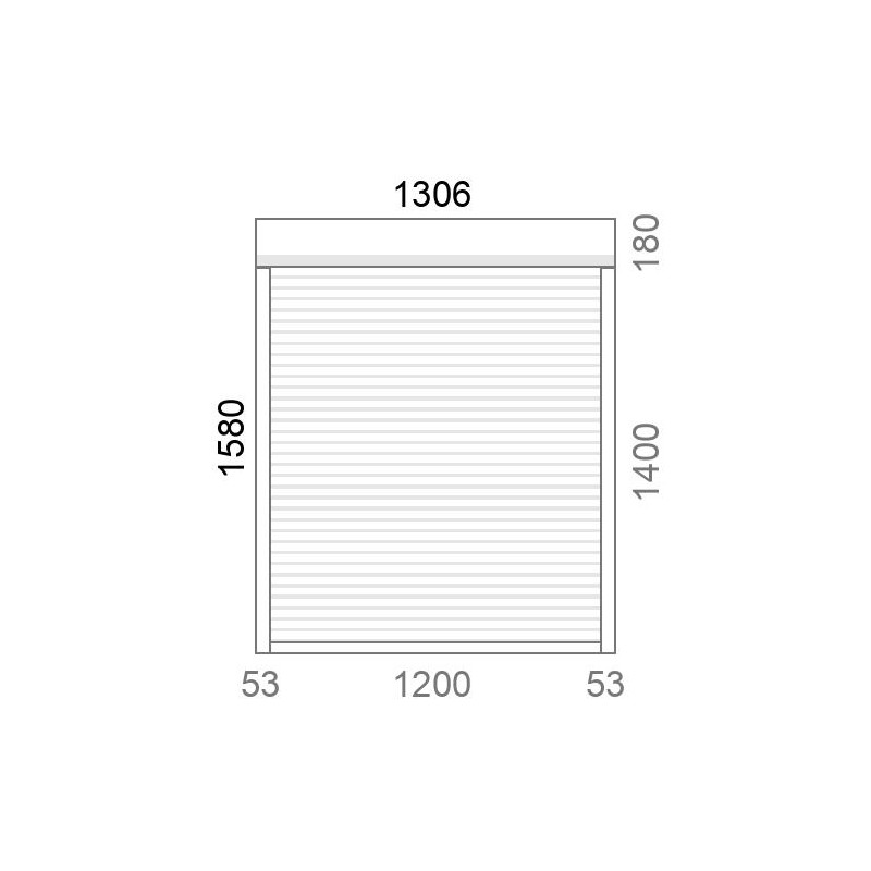 small-Volet roulant rénovation motorisé solaire radio A-OK L1200 x H1400