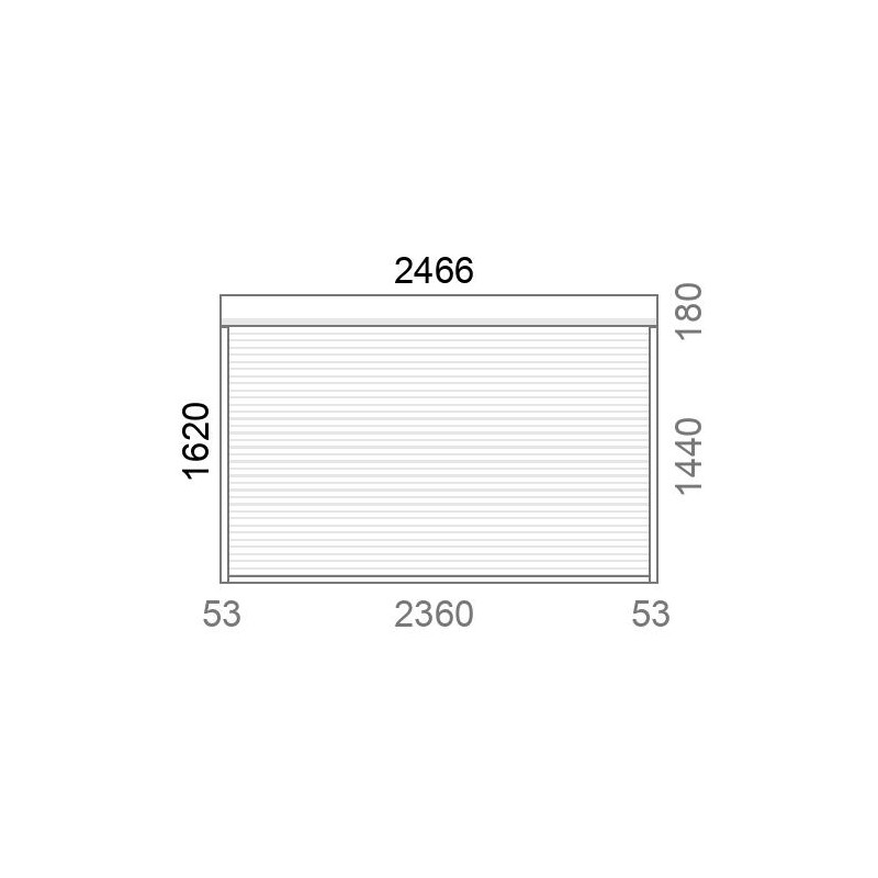 small-Volet roulant rénovation motorisé solaire radio IO RS100 L2360 x H1440