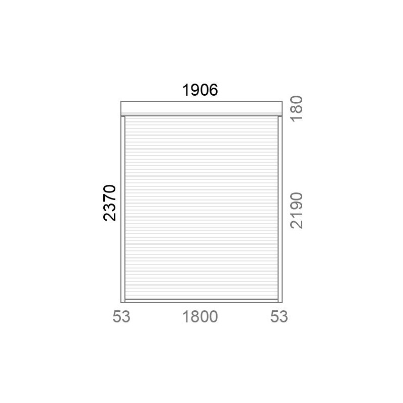 small-Volet roulant rénovation motorisé solaire radio IO RS100 L1800 x H2190