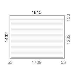 Volet roulant rénovation manuel L1820 x H1435