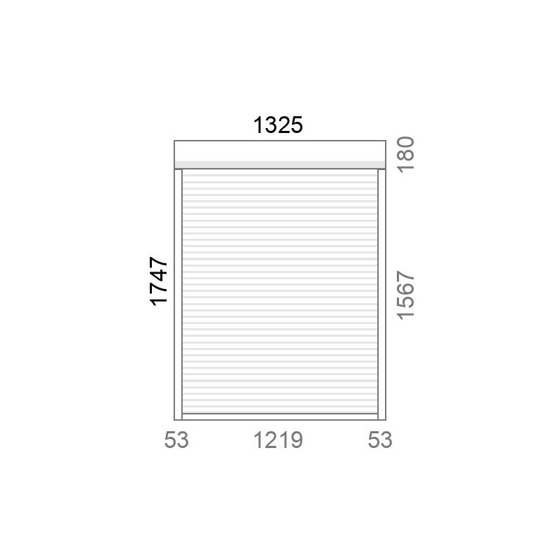 small-Volet roulant rénovation motorisé solaire radio A-OK L1330 x H1750