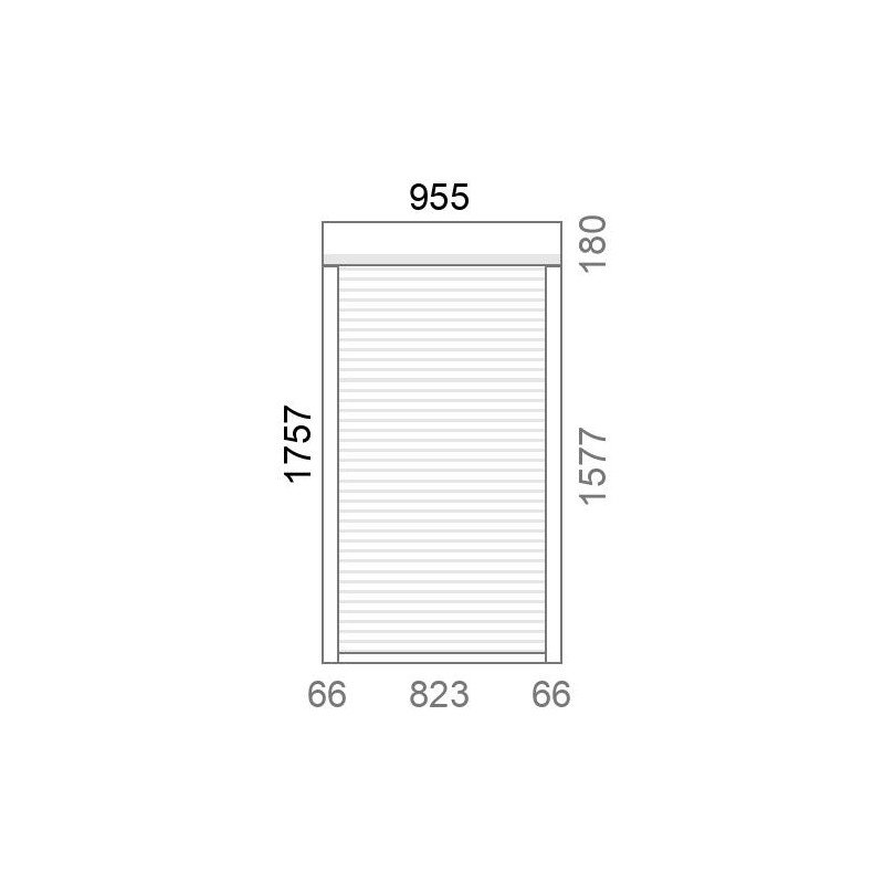 small-Volet roulant rénovation motorisé solaire radio IO RS100 L960 x H1760