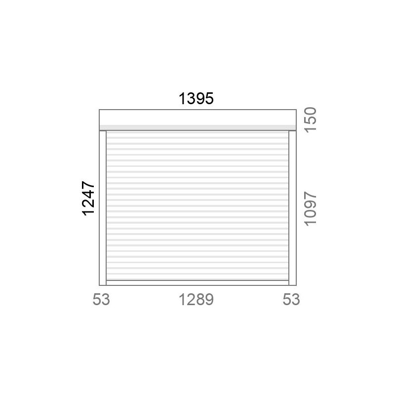 small-Volet roulant rénovation motorisé solaire radio A-OK L1400 x H1250