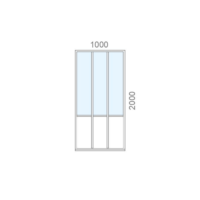 small-Cloison verrière sur mesure atelier L1000 x H2000