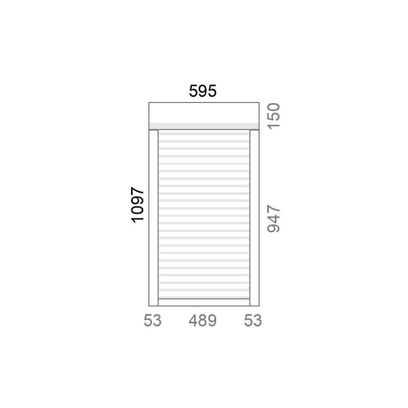 small-Volet roulant rénovation motorisé solaire radio IO RS100 L600 x H1100