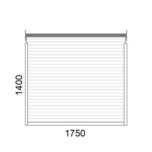 Volet roulant traditionnel P55 manuel L1750 x H1400