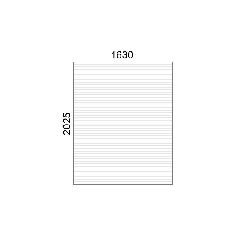 small-Tablier de volet roulant A39 L1630 x H2025 mm