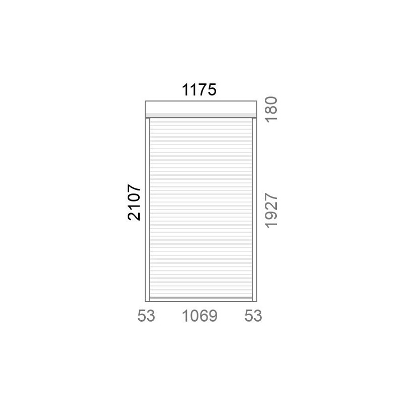 small-Volet roulant rénovation motorisé solaire radio IO RS100 L1180 x H2110