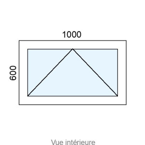 Châssis à Soufflet PVC L1000 x H600