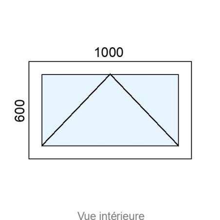 Châssis à Soufflet PVC L1000 x H600