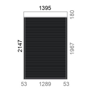 Volet roulant rénovation motorisé L1400 x H2150