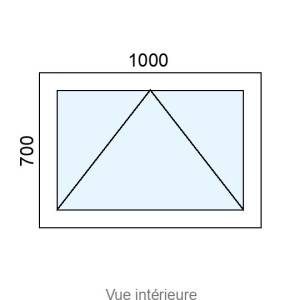 Châssis Alu à Soufflet L1000 x H700