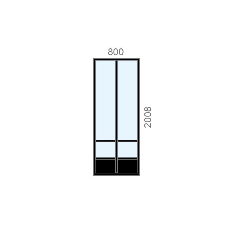 small-Cloison verrière sur mesure artiste L800 x H2008