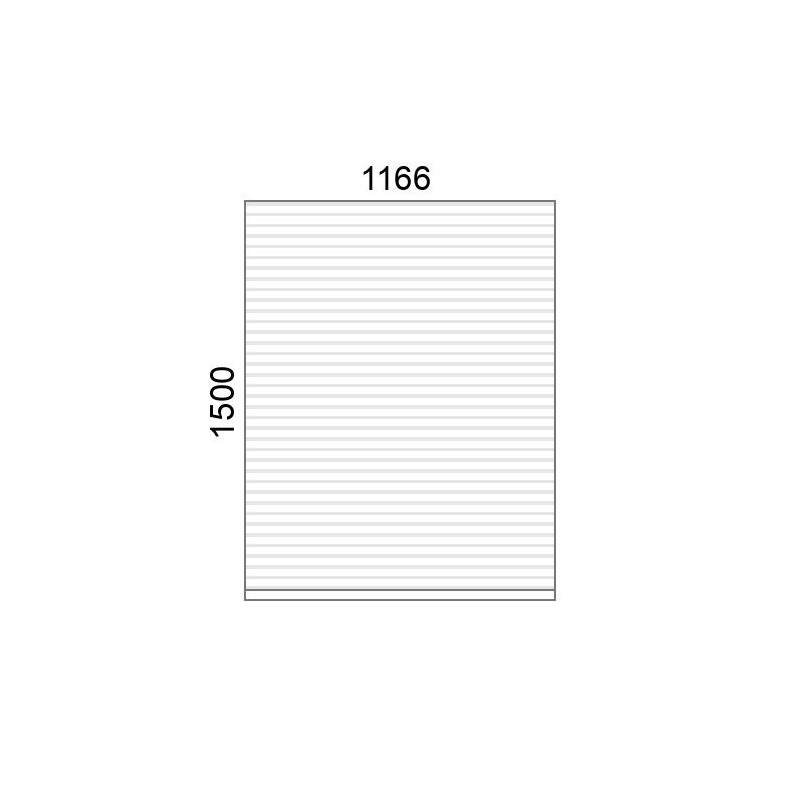 small-Tablier de volet roulant P40 L1166 x H1500 mm