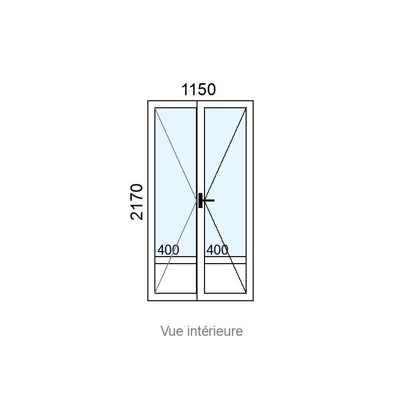 small-Porte-fenêtre PVC 2 vantaux L1150 x H2170