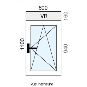 Fenêtre PVC plaxé OB 1...