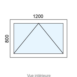 Châssis à Soufflet PVC L1200 x H800