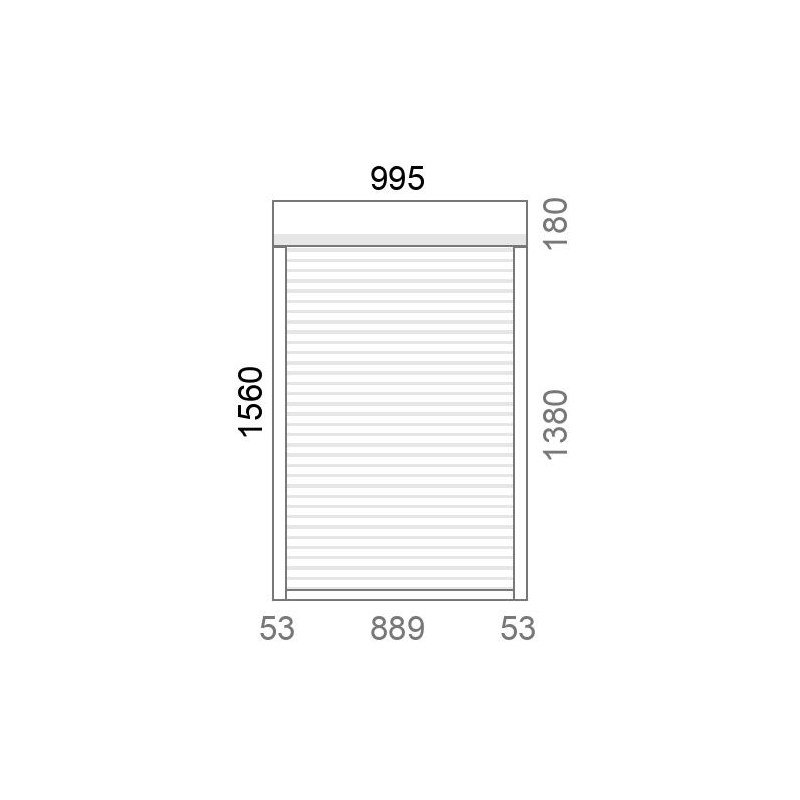 small-Volet roulant rénovation motorisé solaire radio IO RS100 L1000 x H1563