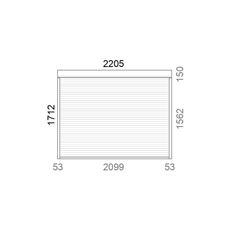 small-Volet roulant rénovation motorisé radio A-OK L2210 x H1715