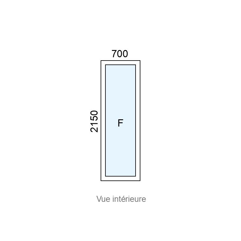 small-Châssis Hybride Fixe L700 x H2150