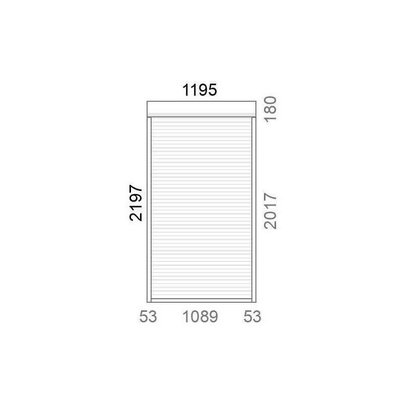 small-Volet roulant rénovation motorisé solaire radio A-OK L1200 x H2200