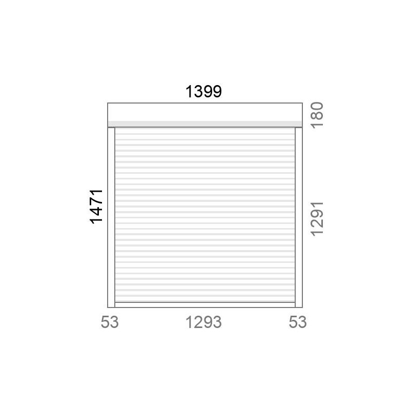 small-Volet roulant rénovation motorisé solaire radio IO RS100 L1404 x H1474