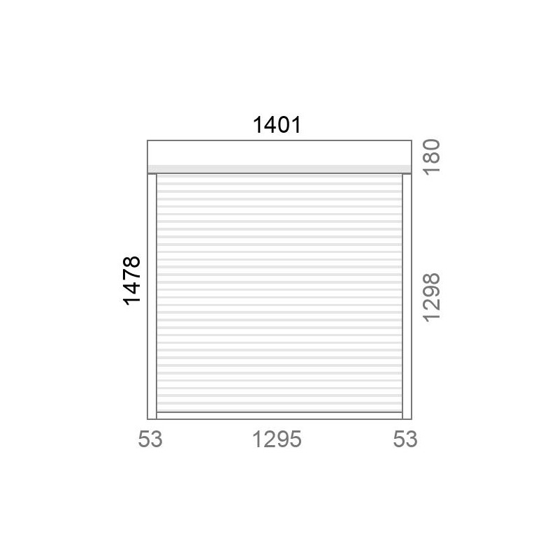 small-Volet roulant rénovation motorisé solaire radio IO RS100 L1406 x H1481