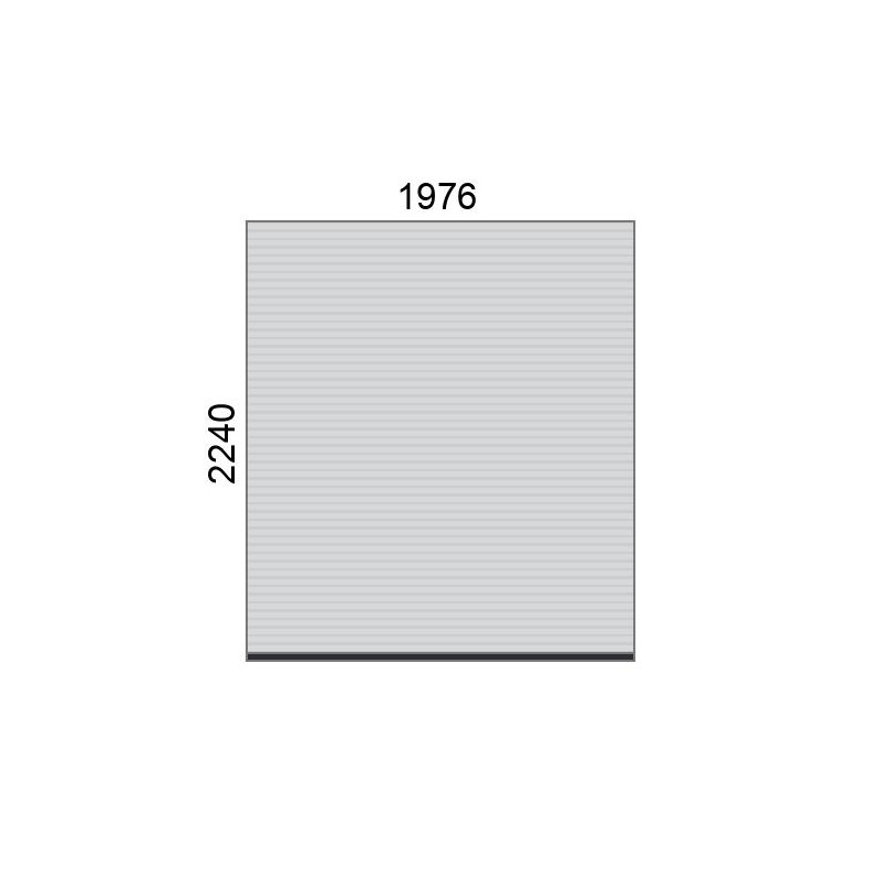 small-Tablier de volet roulant A39 L1976 x H2240 mm