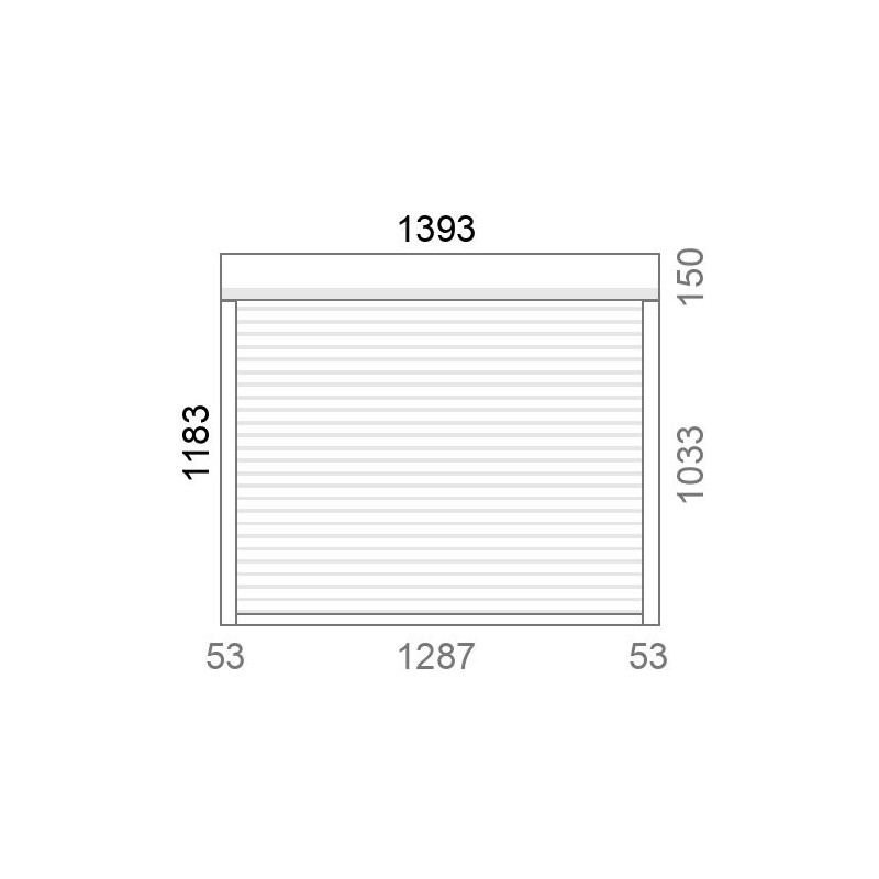 small-Volet roulant rénovation motorisé solaire radio IO RS100 L1398 x H1186