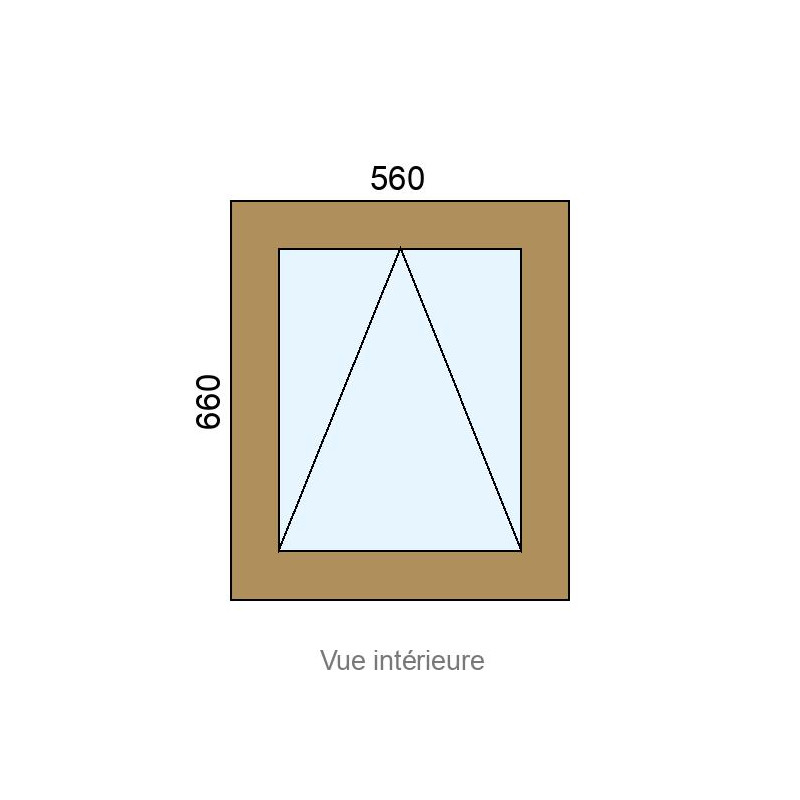 small-Châssis à Soufflet PVC plaxé L560 x H660