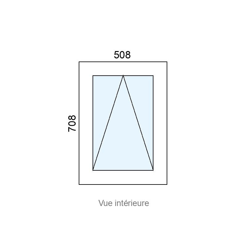 small-Châssis à Soufflet PVC L508 x H708