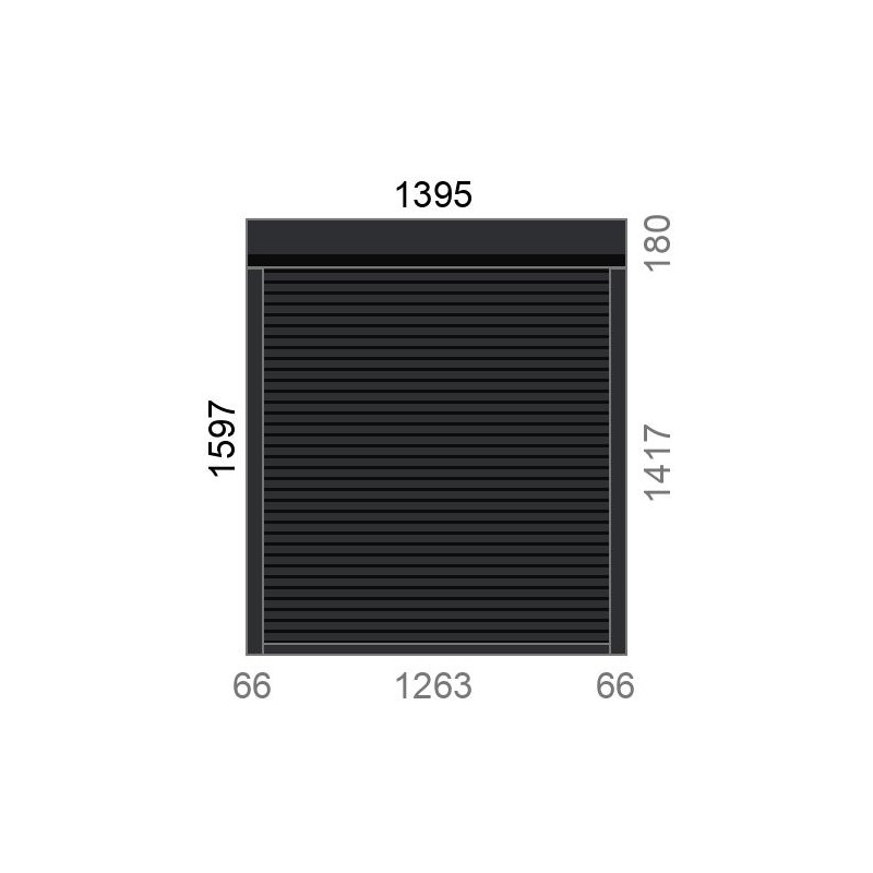 small-Volet roulant rénovation motorisé solaire radio IO RS100 L1400 x H1600