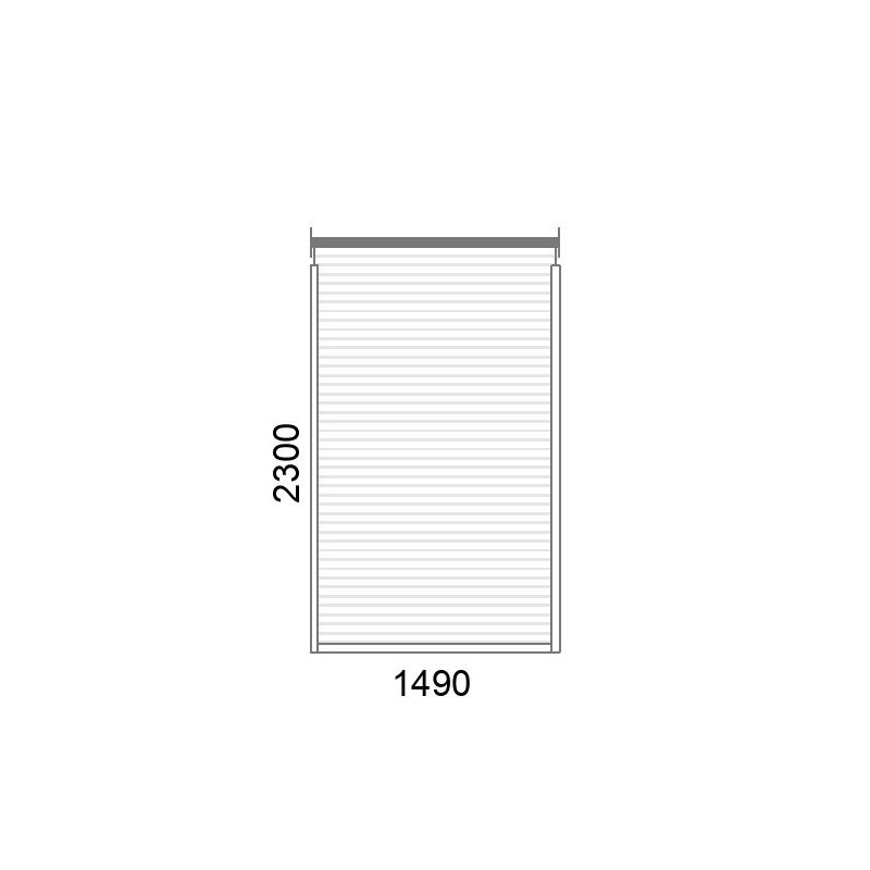 small-Volet roulant traditionnel P55 manuel L1490 x H2300