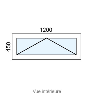 Châssis Alu à Soufflet L1200 x H450