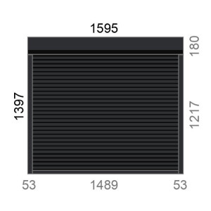 Volet roulant rénovation motorisé solaire radio IO RS100 L1600 x H1400