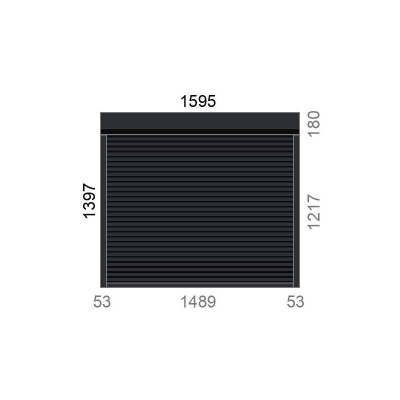 small-Volet roulant rénovation motorisé solaire radio IO RS100 L1600 x H1400