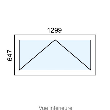 Châssis à Soufflet PVC L1299 x H647