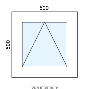 Châssis Alu à Soufflet L500 x H500