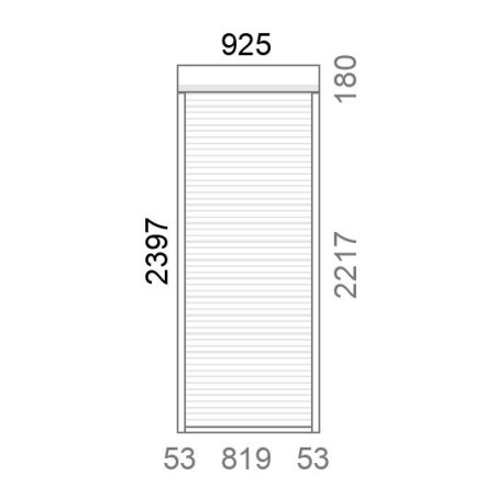 Volet roulant rénovation tirage direct L930 x H2400